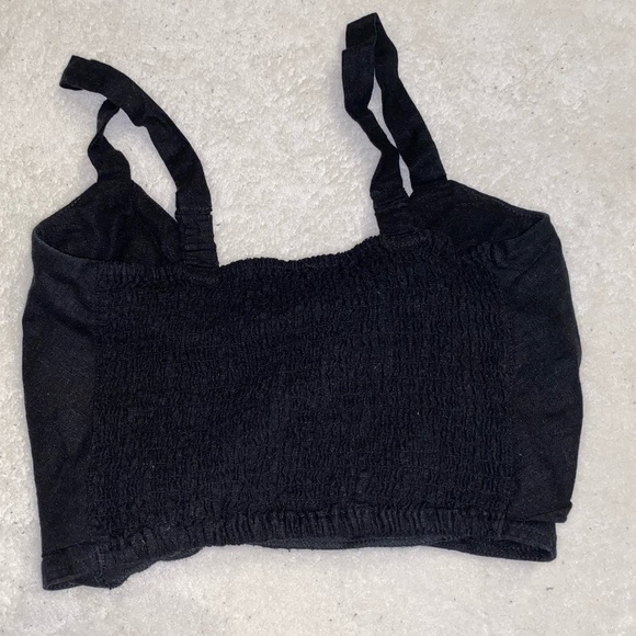 Dynamite Black Crop Top - Picture 2 of 2